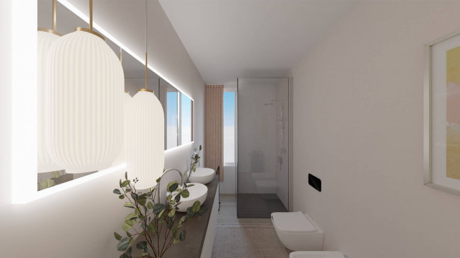 Moderne Zweizimmerwohnung mit zwei Terrassen in Montan