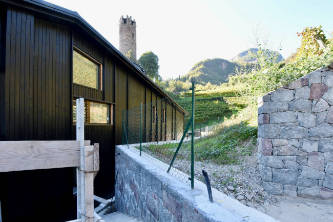 Stilvolle 3-Zimmer-Wohnung mit Balkon, zwei Garagen und Pool in den Weinbergen von Bozen Gries