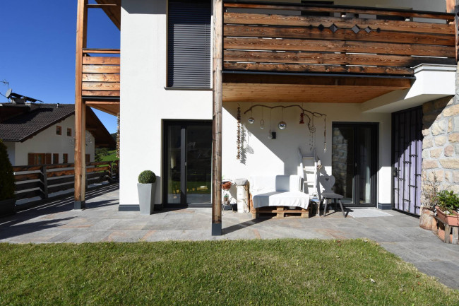 Lichtdurchflutete 3-Zimmer-Gartenwohnung mit großzügiger Sonnenterrasse und Panoramablick in Tiers