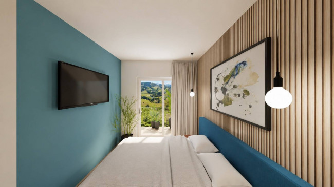 Moderne 3-Zimmer-Wohnung mit Garten und Terrasse in Tramin an der Weinstraße