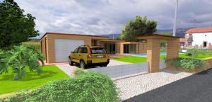 Terreno edificabile con progetto approvato per villa singola in vendita a Montecatini-Terme