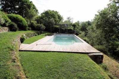 Casa colonica con piscina e vista panoramica in vendita a Buggiano
