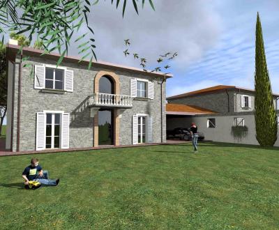 Casale bifamiliare di nuova costruzione in vendita a Altopascio