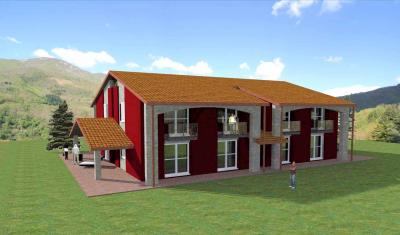 Progetto per la realizzazione di quattro villette a schiera nell'ex Albergo La Pace in vendita a San Marcello Piteglio