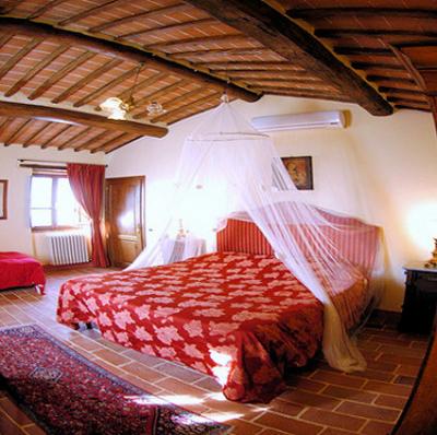 Villa in stile rustico Toscano ristrutturata con vigneto in vendita a Cortona