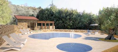 Villini bifamiliari di nuova progettazione con parco piscina e vista mare in vendita a Massarosa