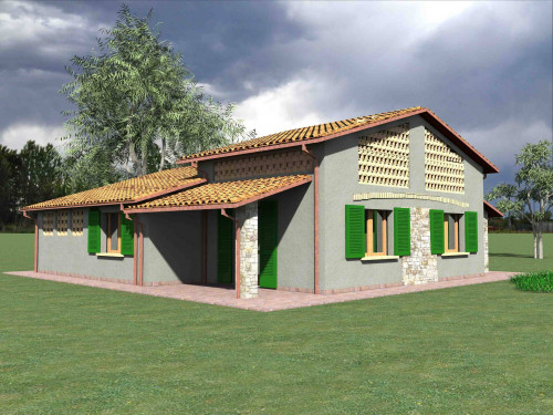 Villetta unifamiliare con ampio giardino e vista panoramica in vendita a Manciano