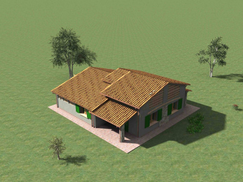 Villetta unifamiliare con ampio giardino e vista panoramica in vendita a Manciano