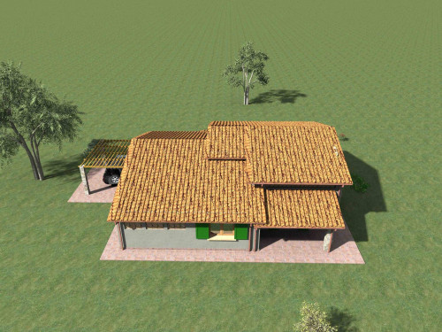 Villetta unifamiliare con ampio giardino e vista panoramica in vendita a Manciano