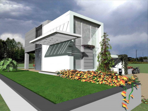 Villetta singola in stile moderno da realizzare in vendita a Chiesina Uzzanese