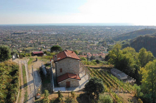 Villa unifamiliare con ampio giardino e vista mare in vendita a Pietrasanta