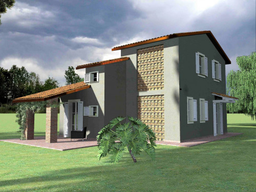 Villa unifamiliare di prossima realizzazione con ampio giardino in vendita a Fucecchio