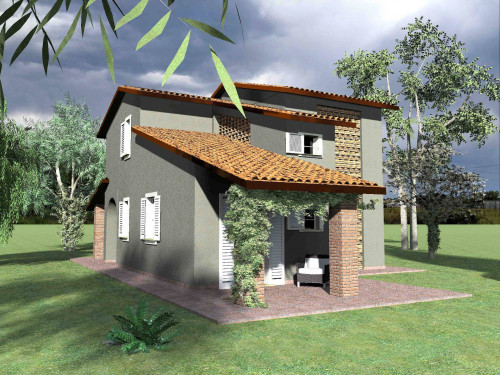 Villa unifamiliare di prossima realizzazione con ampio giardino in vendita a Fucecchio