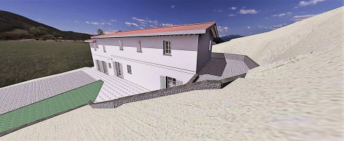 Terreno con vista panoramica con progetto approvato per la realizzazione di un casale di ampia superficie in vendita a Buggiano