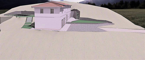 Terreno con vista panoramica con progetto approvato per la realizzazione di un casale di ampia superficie in vendita a Buggiano