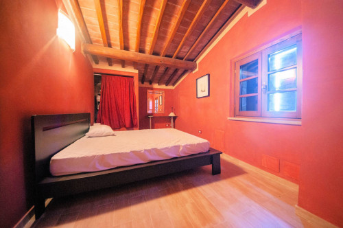 Bel casale ristrutturato in posizione panoramica con ampio terreno in vendita a Chianni