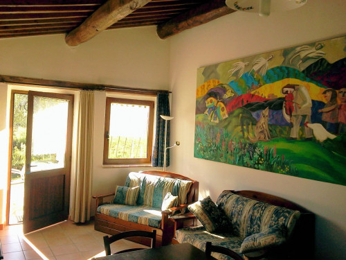 Azienda agricola in posizione panoramica in vendita a Radicondoli