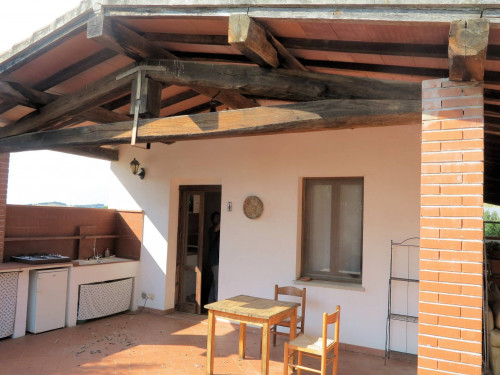 Azienda agricola in posizione collinare con vista mare in vendita a Magliano in Toscana