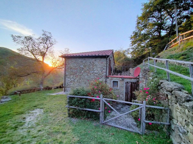 Podere in posizione panoramica con attività agrituristica con ampio terreno in vendita a Pratovecchio Stia
