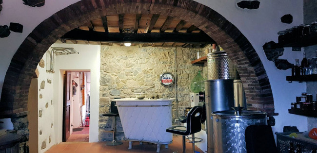 Casa indipendente ristrutturata con terreno e vista panoramica in vendita a Roccastrada