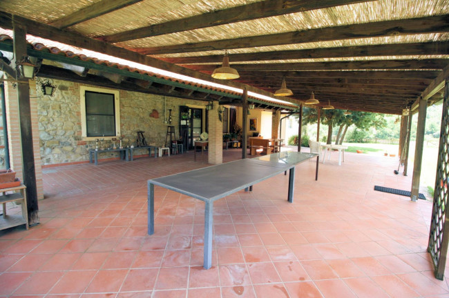 Casale in stile rustico Toscano con annessi e terreno a venti minuti dal mare in vendita a Monteverdi Marittimo