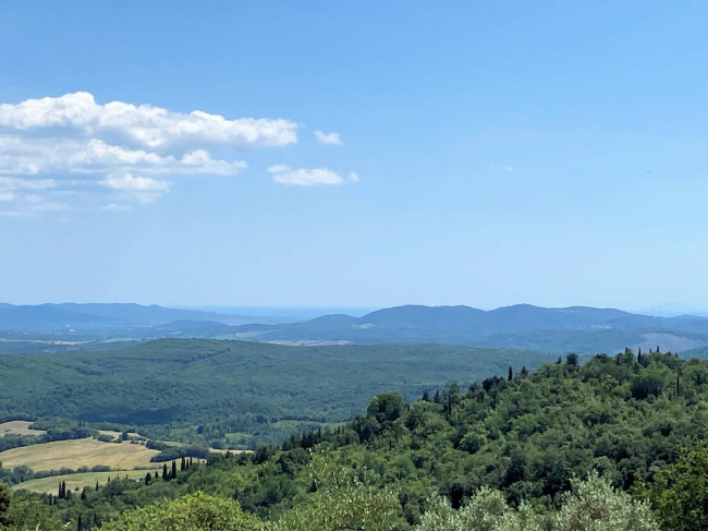 Porzione terratetto di villa bifamiliare in stile rustico Toscano in vendita a Castelnuovo di Val di Cecina