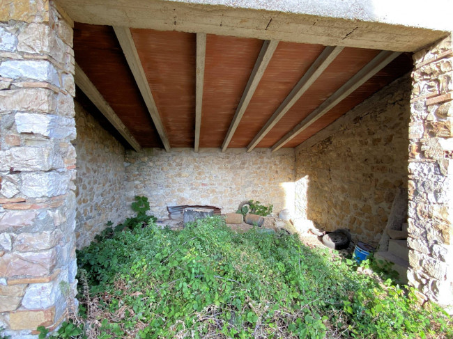 Colonica in pietra da ristrutturare con vista panoramica mozzafiato in vendita a Monteverdi Marittimo