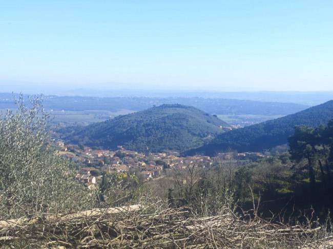 Casale con terreno e vista panoramica mozzafiato in vendita a Buti