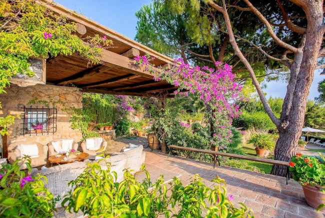 Villa prestigiosa con ampio parco piscina e vista mare in vendita a Monte Argentario
