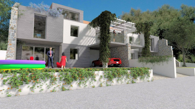 Villetta terratetto in bifamiliare da realizzare in vendita a Pescia