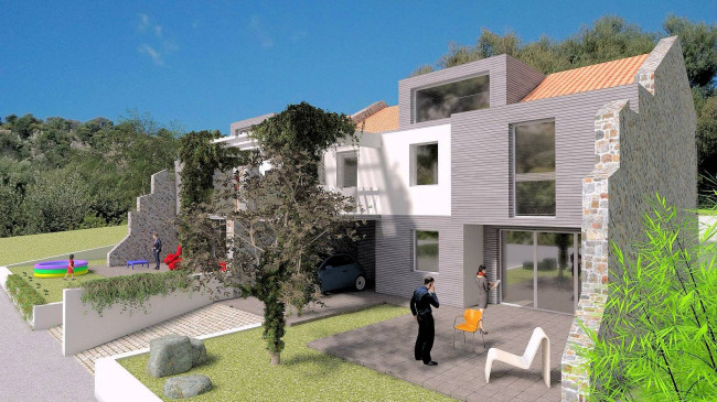 Villetta terratetto in bifamiliare da realizzare in vendita a Pescia