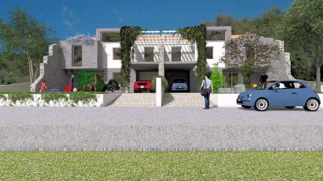 Villetta terratetto in bifamiliare da realizzare in vendita a Pescia