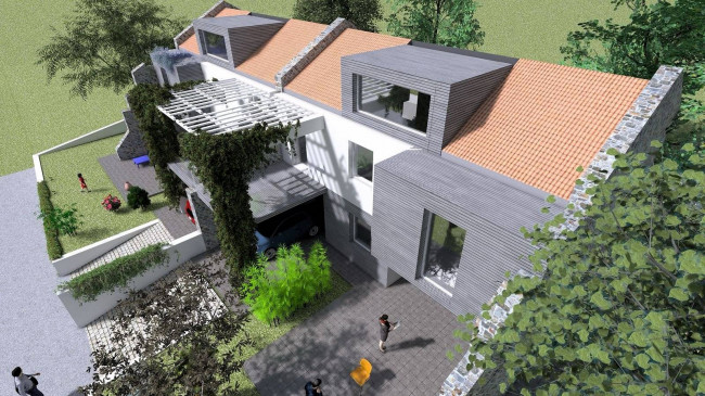 Villetta terratetto in bifamiliare da realizzare in vendita a Pescia