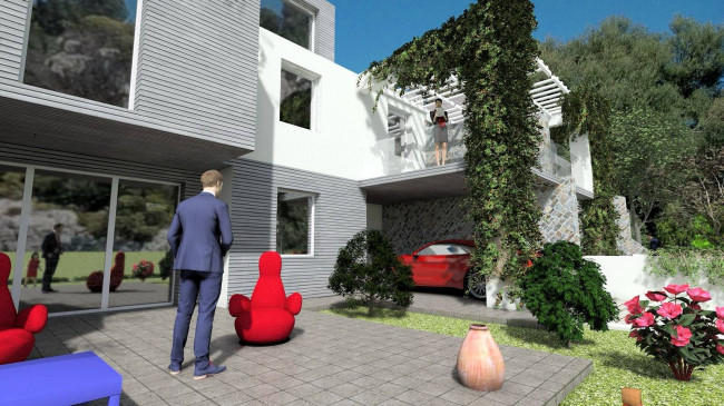 Villetta terratetto in bifamiliare da realizzare in vendita a Pescia