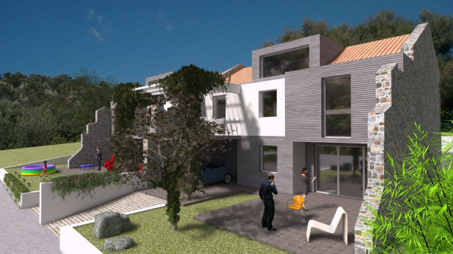 Villetta terratetto in bifamiliare da realizzare in vendita a Pescia