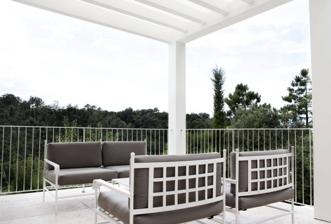 Bellissima villetta bifamiliare composta da due unità immobiliari indipendenti con piscina e vista panoramica in vendita a Montopoli in Val d'Arno