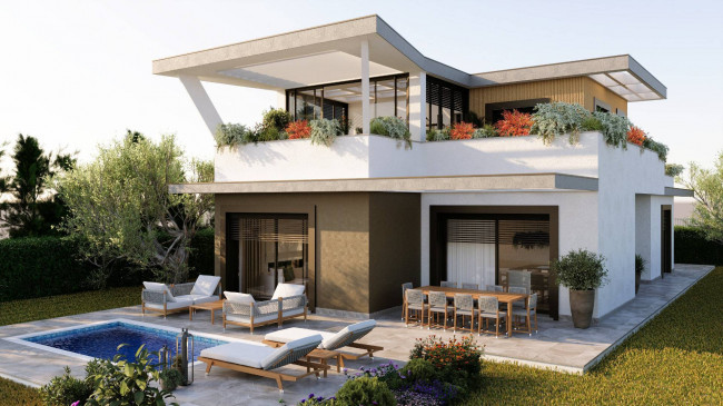 Villa libera su quattro lati in costruzione con garage e giardino in vendita a Buggiano