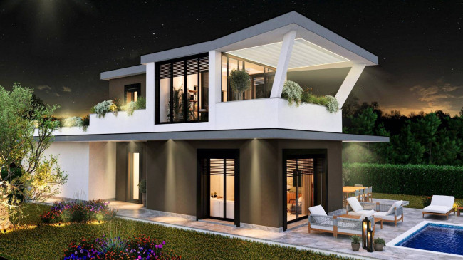 Villa libera su quattro lati in costruzione con garage e giardino in vendita a Buggiano