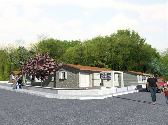 Villetta da realizzare libera su quattro lati con giardino in vendita a Chiesina Uzzanese