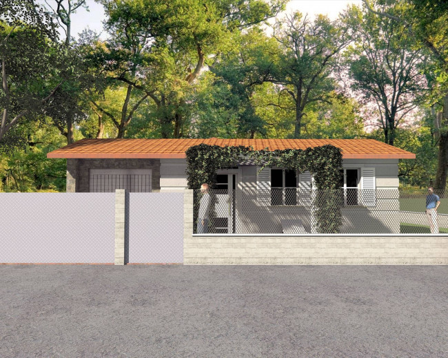 Villetta da realizzare libera su quattro lati con giardino in vendita a Chiesina Uzzanese