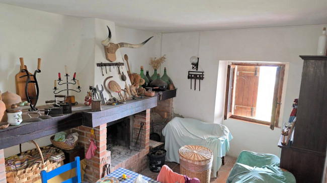 Podere in posizione collinare con ampio terreno e vista panoramica fino al mare in vendita a Roccastrada