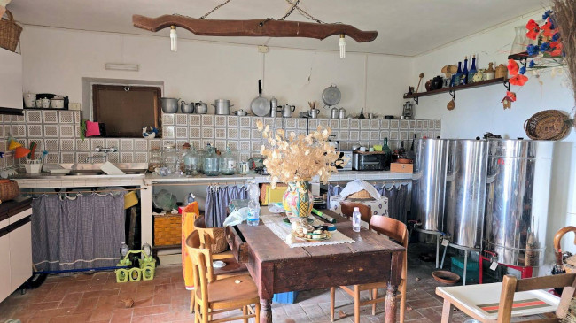 Podere in posizione collinare con ampio terreno e vista panoramica fino al mare in vendita a Roccastrada