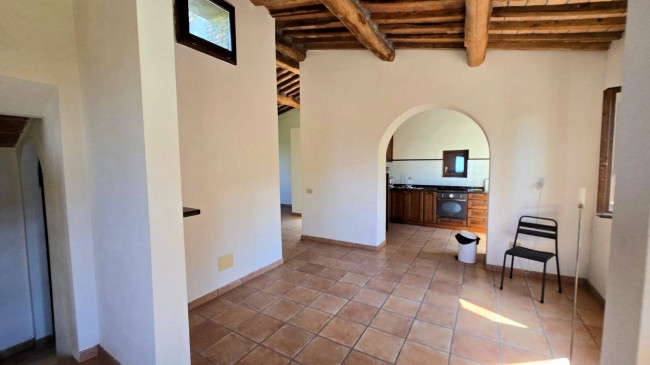 Rustico ristrutturato con ampio terreno e vista panoramica in vendita a Roccastrada