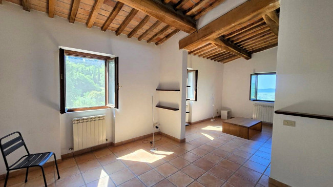 Rustico ristrutturato con ampio terreno e vista panoramica in vendita a Roccastrada
