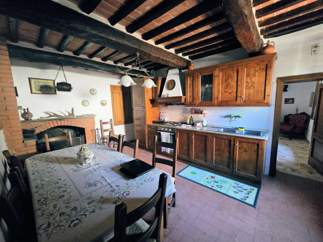 Rustico con ampio terreno e vista panoramica in vendita a Larciano