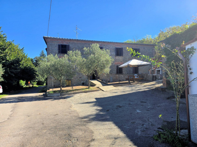 Rustico con ampio terreno e vista panoramica in vendita a Larciano