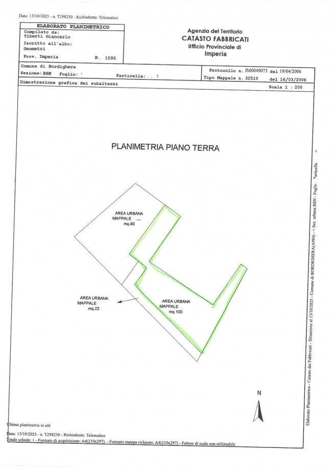  for sale in Bordighera