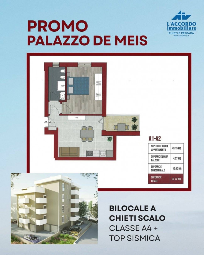 NUOVE COSTRUZIONI in vendita a Chieti