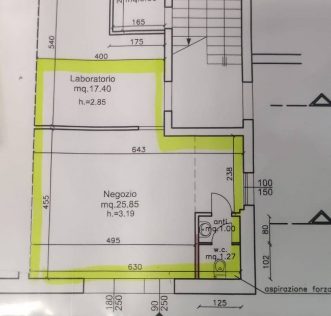 Locale commerciale a Serramazzoni